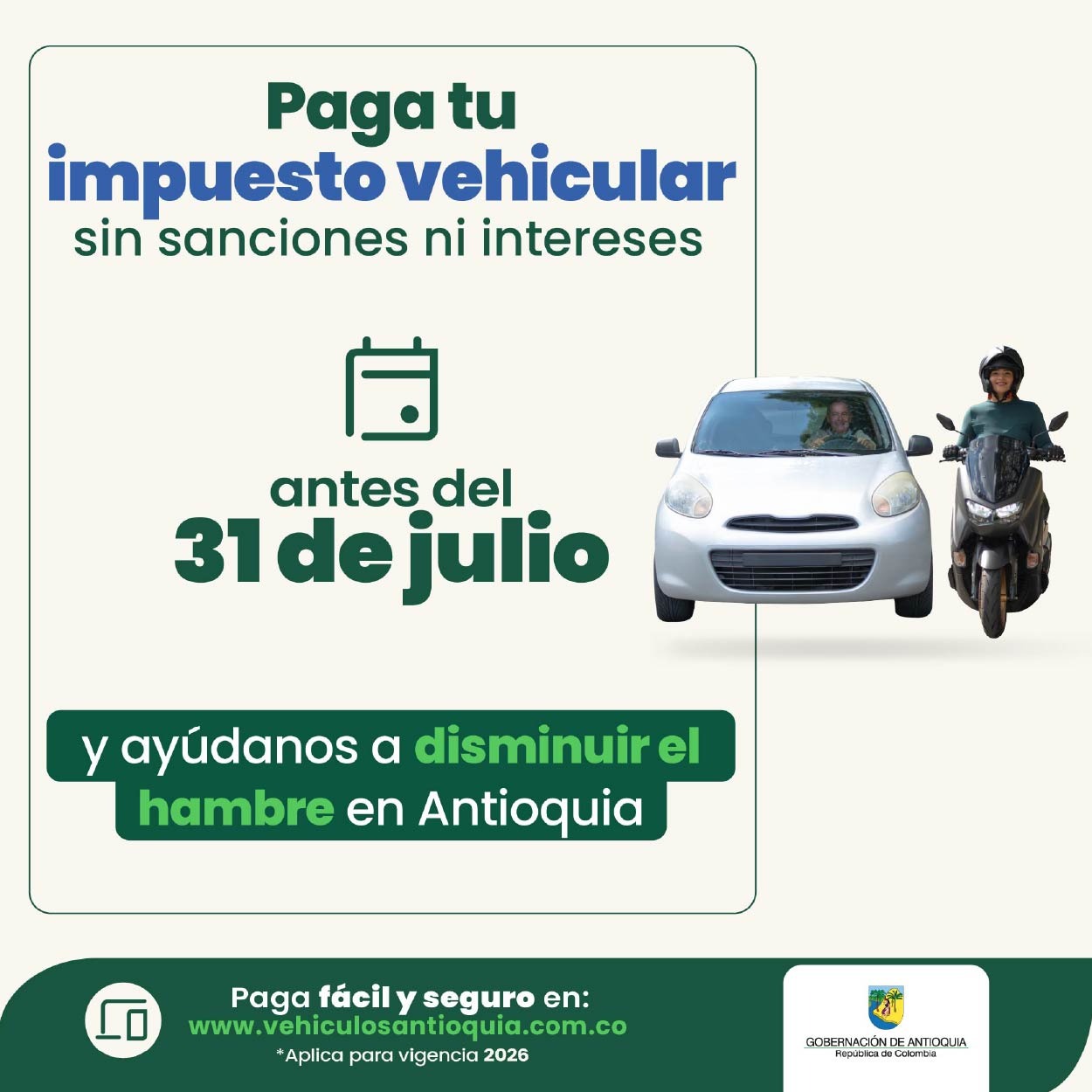 pauta impuesto vehicular